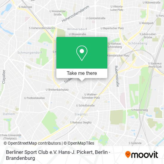 Berliner Sport Club e.V. Hans-J. Pickert map