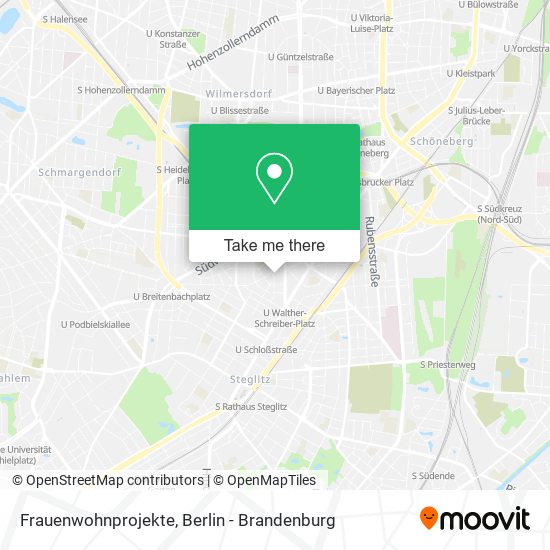 Frauenwohnprojekte map