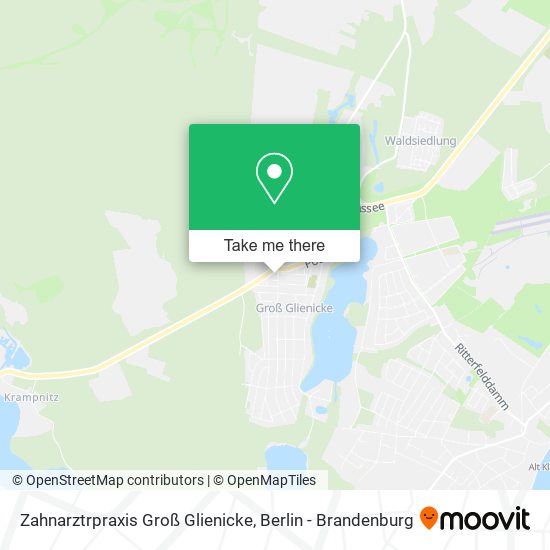 Карта Zahnarztrpraxis Groß Glienicke