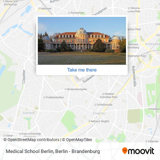 Medical School Berlin map