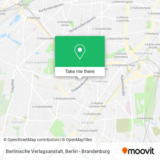 Berlinische Verlagsanstalt map