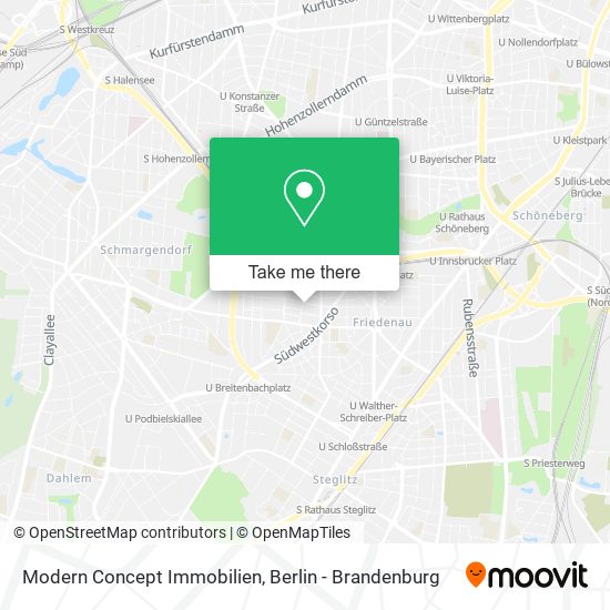 Modern Concept Immobilien map