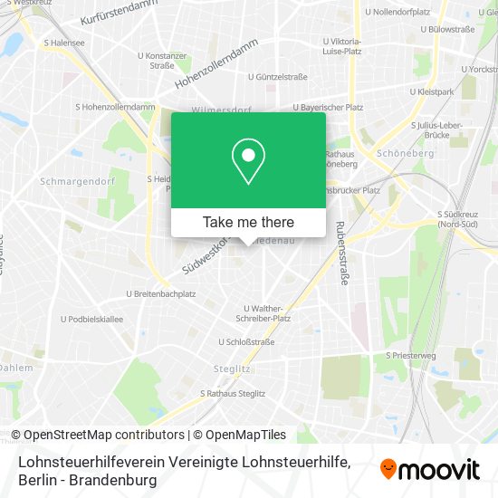 Lohnsteuerhilfeverein Vereinigte Lohnsteuerhilfe map