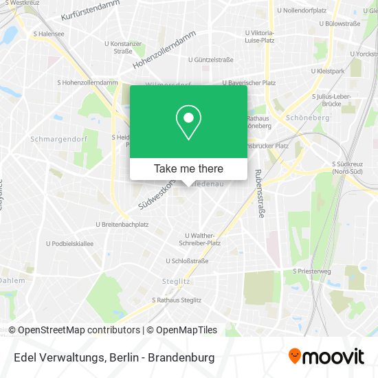 Edel Verwaltungs map