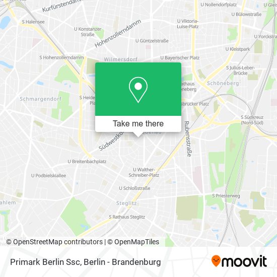 Primark Berlin Ssc map