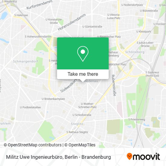 Militz Uwe Ingenieurbüro map