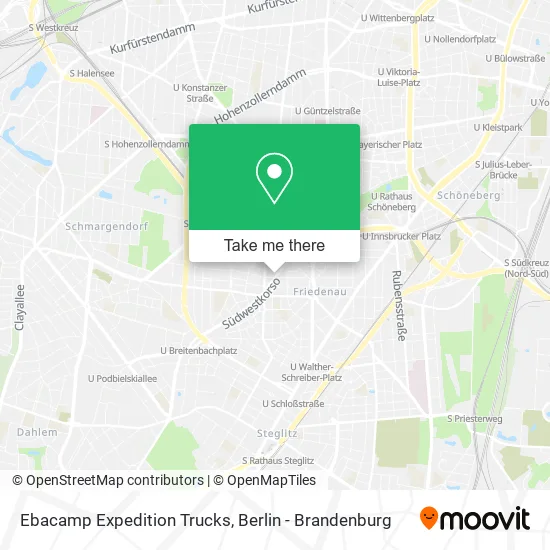 Ebacamp Expedition Trucks map