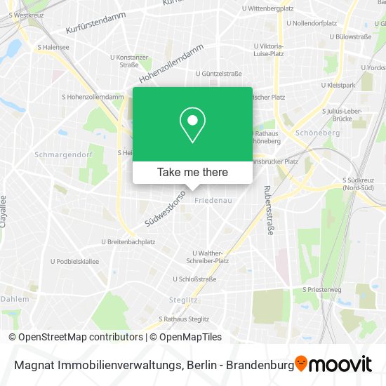 Magnat Immobilienverwaltungs map