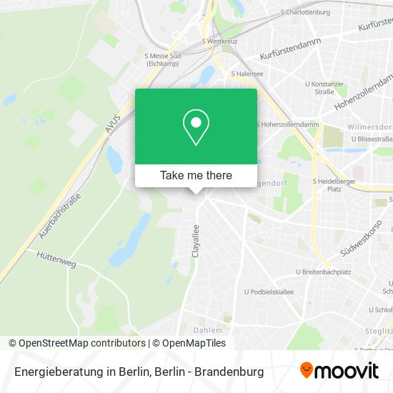 Energieberatung in Berlin map