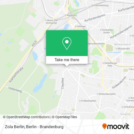 Zola Berlin map