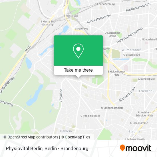 Карта Physiovital Berlin