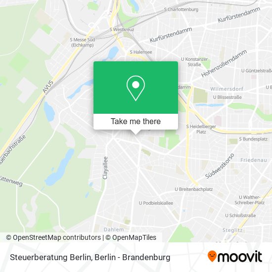 Steuerberatung Berlin map