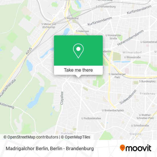 Карта Madrigalchor Berlin