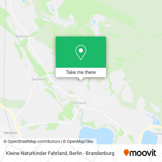Карта Kleine Naturkinder Fahrland
