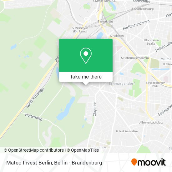 Mateo Invest Berlin map