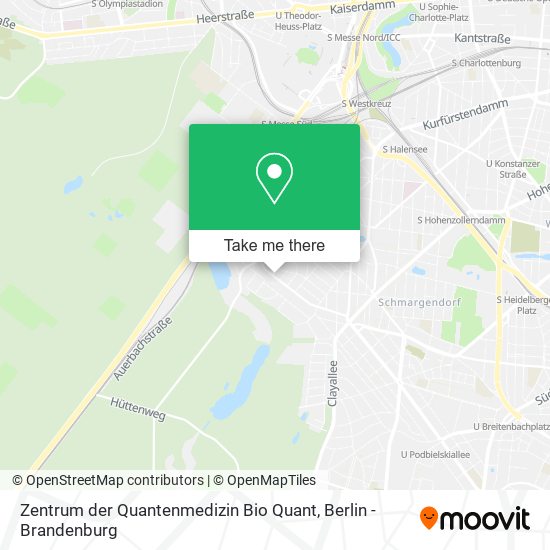 Карта Zentrum der Quantenmedizin Bio Quant