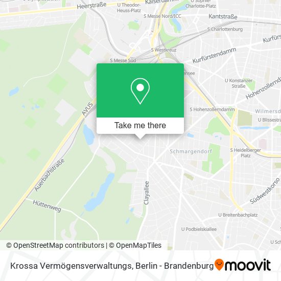 Krossa Vermögensverwaltungs map