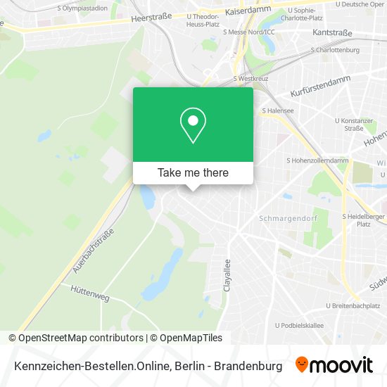 Kennzeichen-Bestellen.Online map