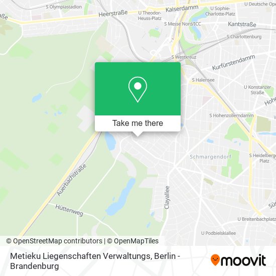 Карта Metieku Liegenschaften Verwaltungs