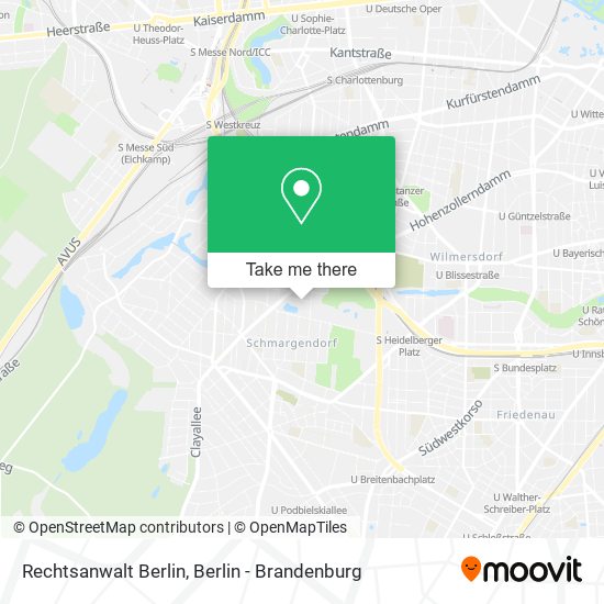 Карта Rechtsanwalt Berlin