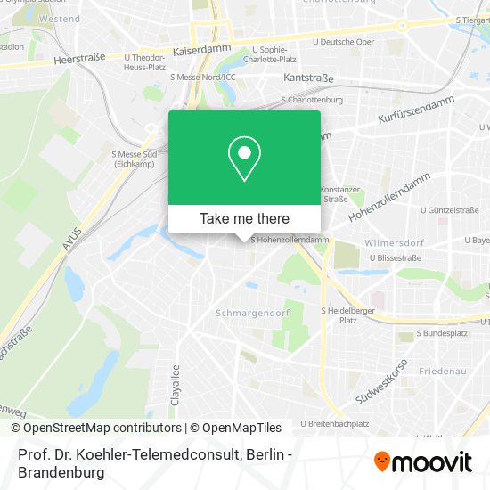 Prof. Dr. Koehler-Telemedconsult map