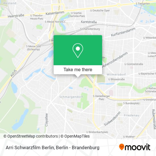 Arri Schwarzfilm Berlin map