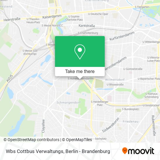 Карта Wbs Cottbus Verwaltungs