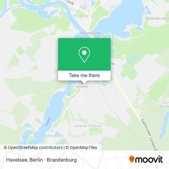 Havelsee map