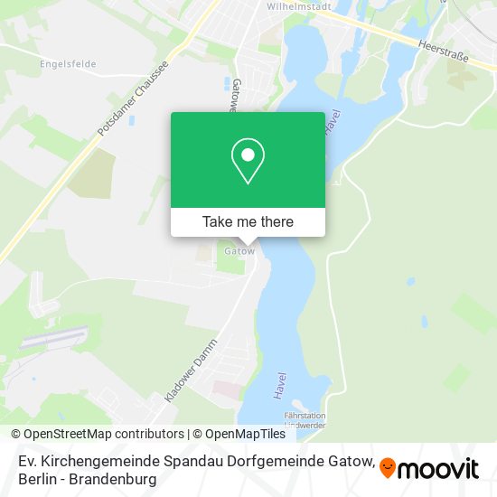 Ev. Kirchengemeinde Spandau Dorfgemeinde Gatow map