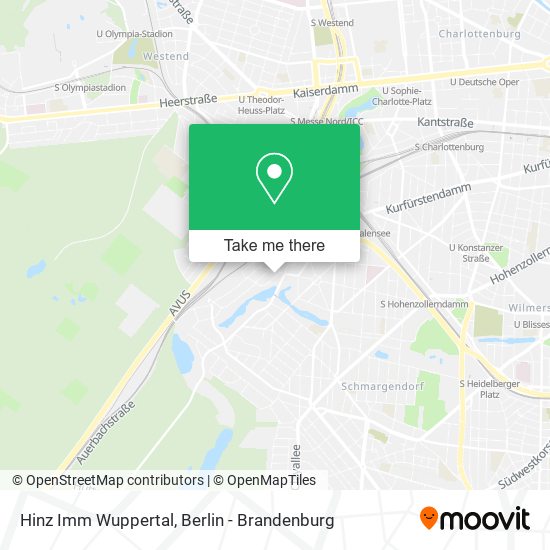 Карта Hinz Imm Wuppertal