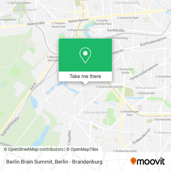 Berlin Brain Summit map