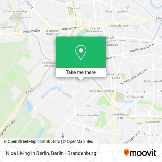 Nice Living in Berlin map