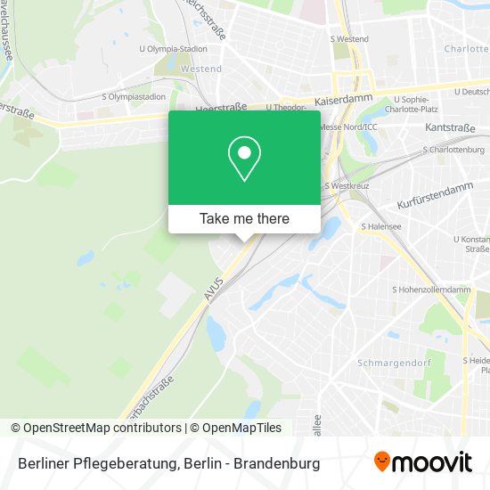 Berliner Pflegeberatung map