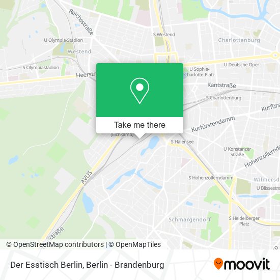 Карта Der Esstisch Berlin