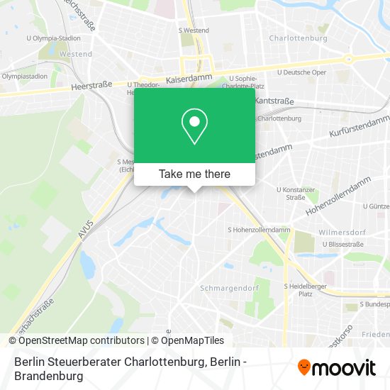 Berlin Steuerberater Charlottenburg map