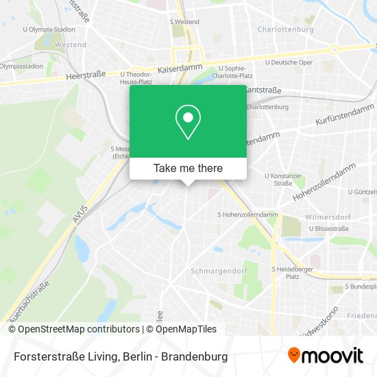 Forsterstraße Living map