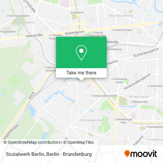 Sozialwerk Berlin map