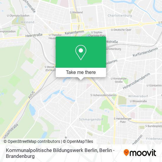 Карта Kommunalpolitische Bildungswerk Berlin