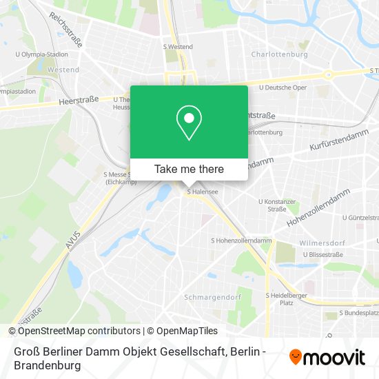Карта Groß Berliner Damm Objekt Gesellschaft