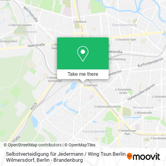 Карта Selbstverteidigung für Jedermann / Wing Tsun Berlin Wilmersdorf