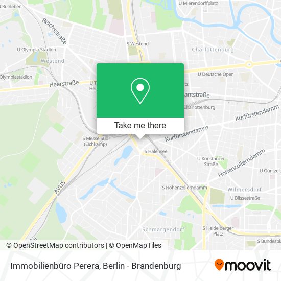 Immobilienbüro Perera map