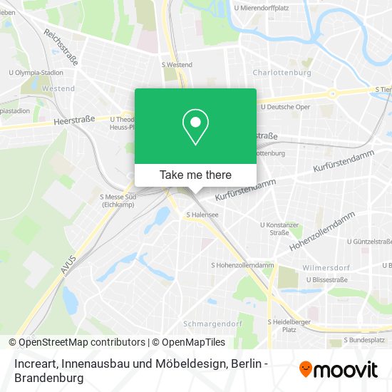 Increart, Innenausbau und Möbeldesign map