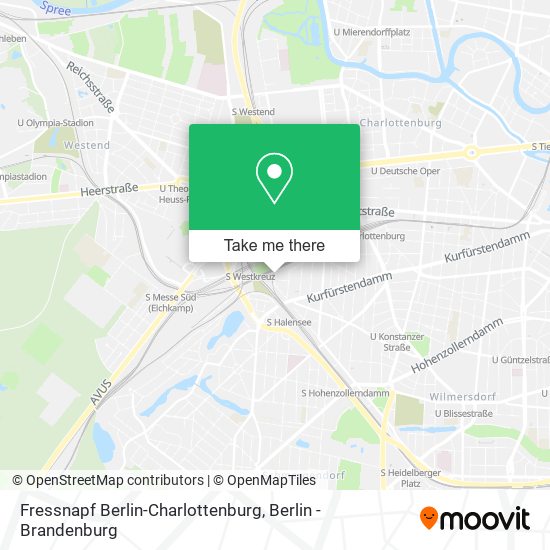 Fressnapf Berlin-Charlottenburg map