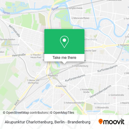 Карта Akupunktur Charlottenburg