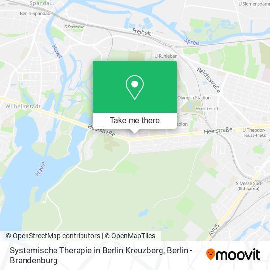 Карта Systemische Therapie in Berlin Kreuzberg