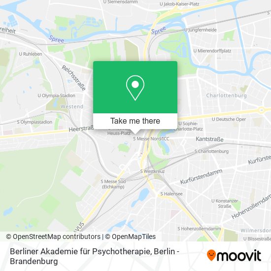 Berliner Akademie für Psychotherapie map