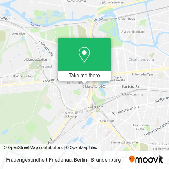 Frauengesundheit Friedenau map
