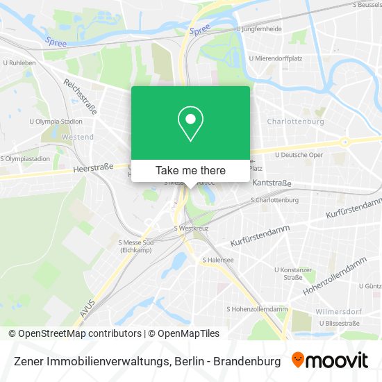 Zener Immobilienverwaltungs map