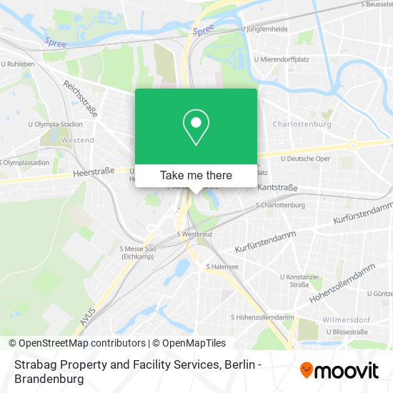 Strabag Property and Facility Services map