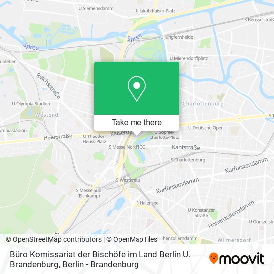 Büro Komissariat der Bischöfe im Land Berlin U. Brandenburg map